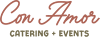 con amor catering and events logo