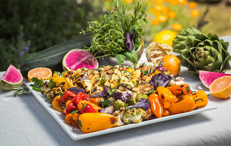Con Amor Catering & Events - grilled vegetables platter