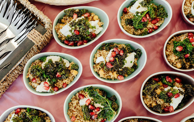 bulgar salad bowls