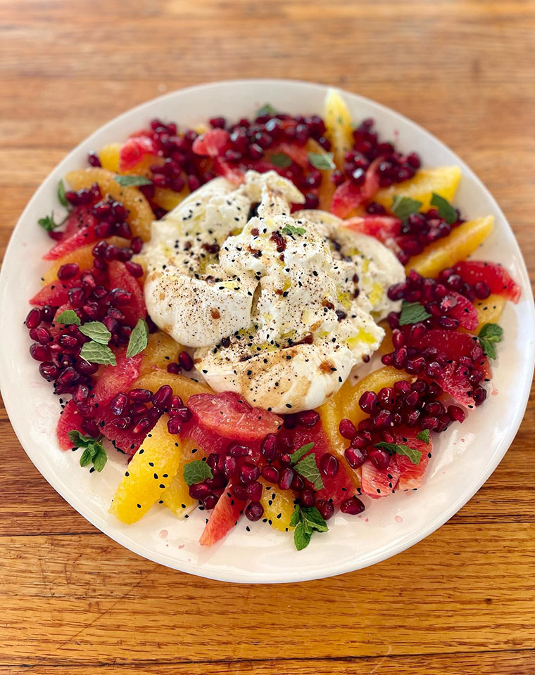 social event catering in Taos - Empress burrata