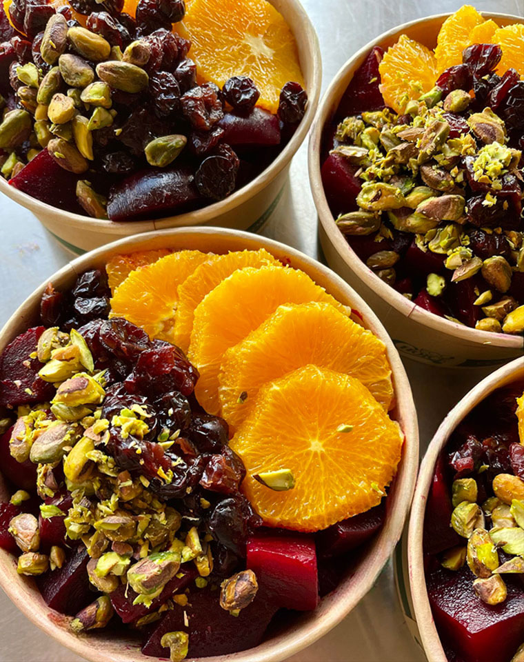 roasted marinated beets